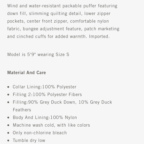 Abercrombie & Fitch Packable Down Puffer Jacket - Picture 7 of 7